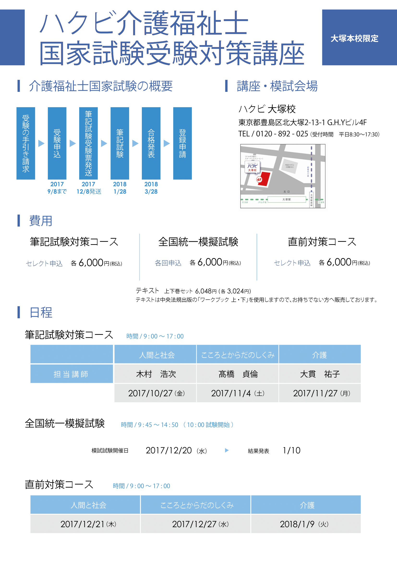介福試験対策 表